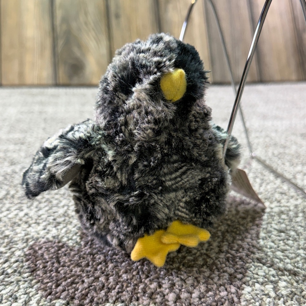 Douglas 4 in Black Multi Chick Plush Stuffed Animal NWT Soft Toy - Picture 4 of 7